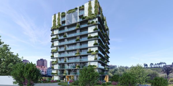 🌿 Royal Green Tower: Biofilia Artificial no Porto com a Assinatura da Moss n Art